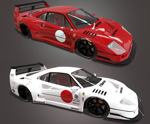 LB★WORKS FERRARI F40  TOKYO AUTO SALON 2023