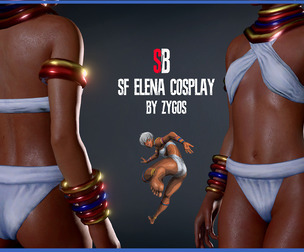 Resident Evil 2 Remake: SB Elena cosplay Mod