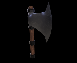 Wiking AX Game Ready - Low Poly 3d Model