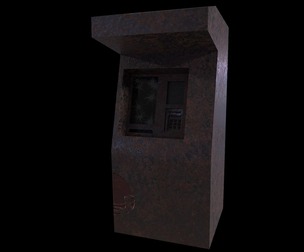 Bank ATM Game Ready Low-poly 3D model