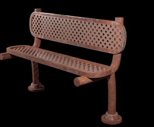 Bench - PBR Game ready - Low - Poly 3d model