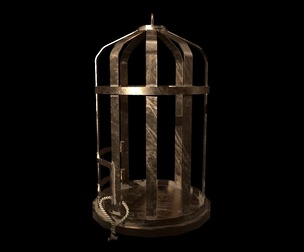 Bird Cage Game Ready Low Poly 3D Model