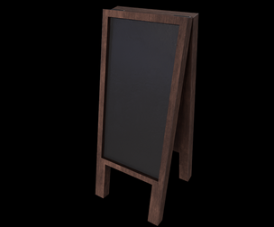 Black Board Game Ready - Low Poly 3d Model