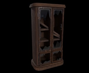 Cabinet - Game Ready - Low-Poly PBR 3D Model