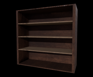 Cabinet Game Ready Low-Poly PBR 3D Model