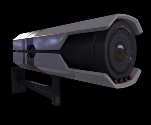 Security Camera Game Ready Low Poly PBR 3D Model