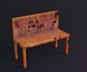 Chair Modular Pack - Low Poly PBR 3D Model