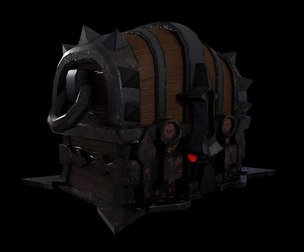 Chest Game Ready Low Poly 3D Model