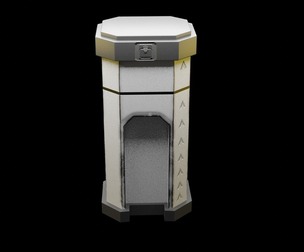 SciFi Container - Game Ready - PBR 3D Model