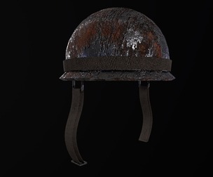 Old WW2 US Army Helmet