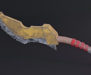 Knife Game Ready Low - Poly 3d Model