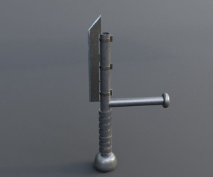 Knife - Game Ready - Low Poly PBR 3D Model