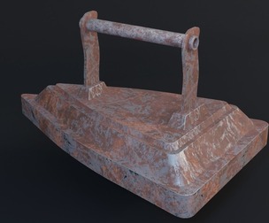 Medieval Iron Game Ready Low Poly
