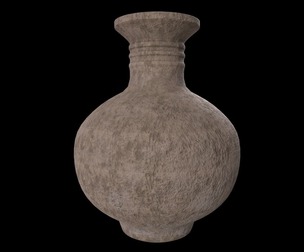 Medieval Vase Game Ready High Poly 3D