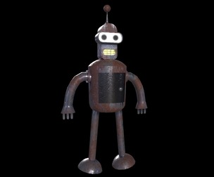 Robot Game ready - Low poly PBR 3D model