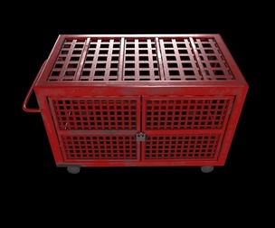 Storage Cart - PBR Game Ready - Low Poly 3D Model