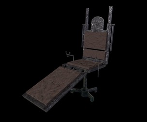 Hospital Stretcher Game Ready Low - Poly 3D Model