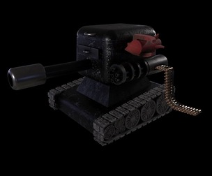 Small and Sweet Tank High Poly 3D Model