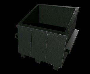 Trash Can - Game Ready - PBR 3D Model