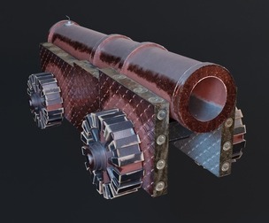 War Ball Game Ready Low Poly 3D Model