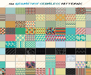 100 Seamless Geometric Patterns