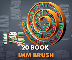 20 Book IMM brushes to ZBRUSH AND BLEDER