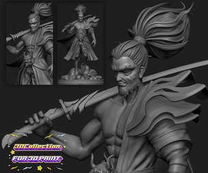 Yasuo Figure Fanart - 3D Print Model