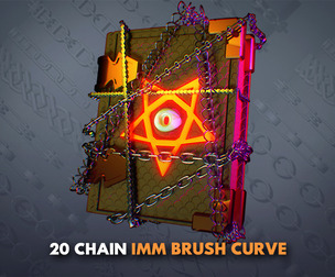 🔗 CHAINS 20 IMM Curve Pack ZBRUSH Brushes🔗