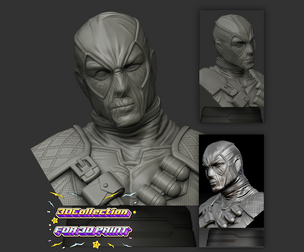 DeadPool Figure - Free 3D print model