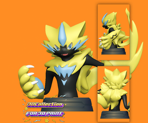 Zeraora Figure - 3D print model