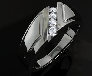 jewellery man ring Free 3D print model