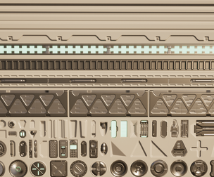 SCI_FI DECALS and Trim | Shader UE