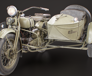 Rikuo type 97 motorcycle