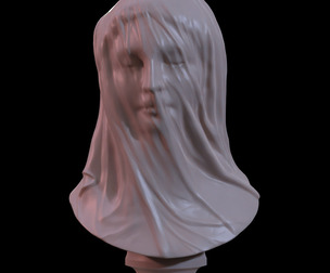 THE VEILED WOMAN HEAD