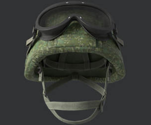 Trooper helmet 6B47 with armored goggles 6B50