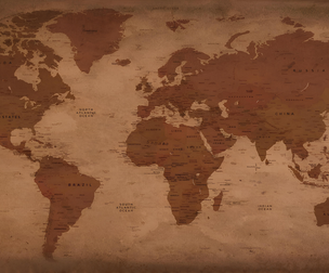 Retro World Map