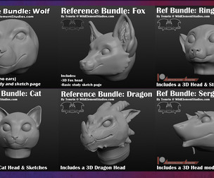 3D Reference Bundle - Animals