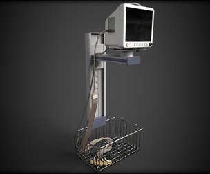 EKG Monitor - Game Ready - Low Poly PBR 3D Model