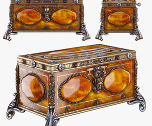 Classic amber box.