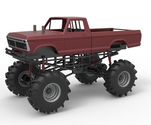Redneck Rave Mud truck Scale 1:25