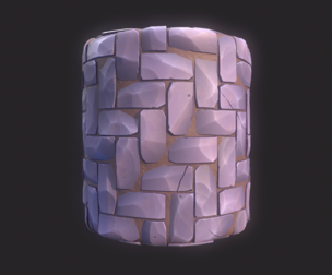 Stylized Stone Floor Tile