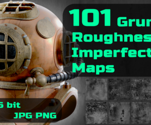 101 Grunge, Roughness, Imperfection Maps