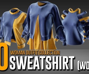 30 Woman’s Sweatshirt Collection- VOL 02