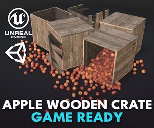 Apple Wooden Crates