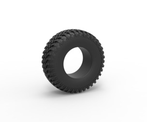 Tire of Uphill Sand Racing Dragster 1:25