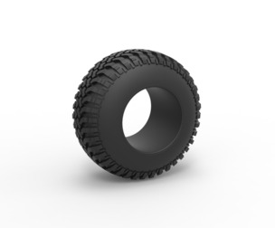 Offroad tire 133 Scale 1:25