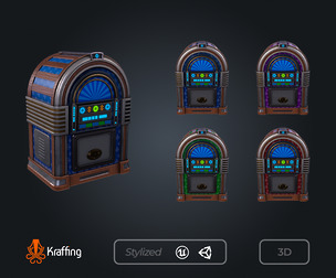 Jukebox V2 - Vintage Music – Game Ready