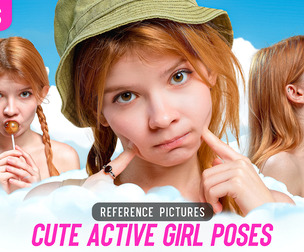 720 Cute Active Girl Reference Pictures