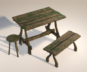 Old Table Set