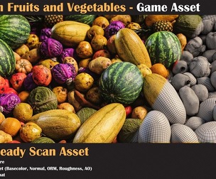 20 Fruit and Vegetation Scan Model VOL03